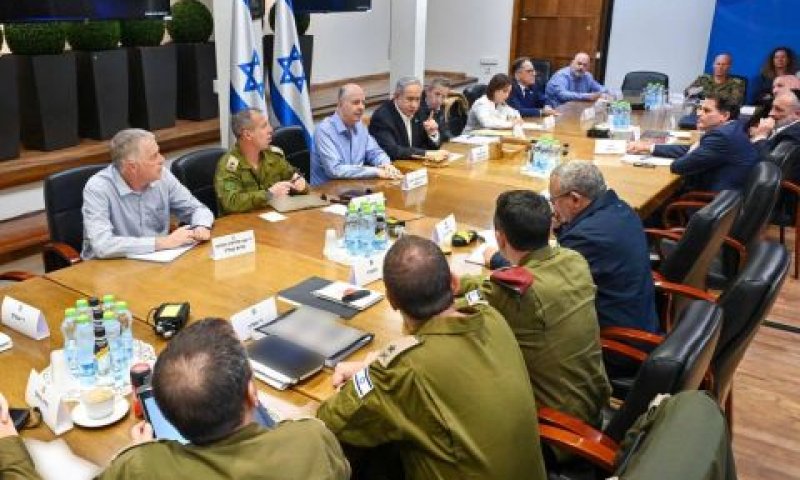 ישיבת הקבינט אתמול [צילום: חיים צח/לע"מ]