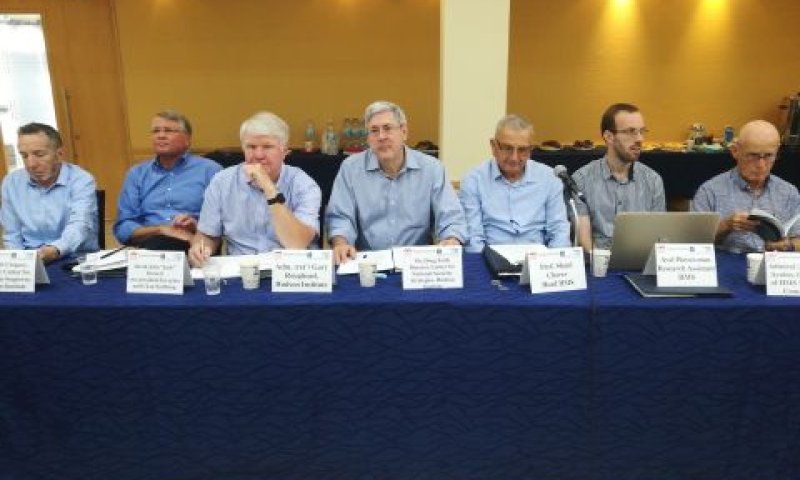 עמי איילון, שאול חורב, דאגלס ג'יי פיית', גארי ראפהד ודוד ג'ק דורסט [צילום: יח"צ אונ' חיפה]