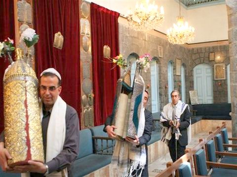 הקהילה היהודית בסוריה בחג הפסח האחרון [צילום: AP]