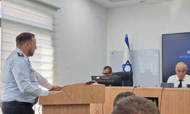 בן שטרית בעדותו בפני ועדת הבדיקה [צילום: דוברות המשרד לבט"פ]