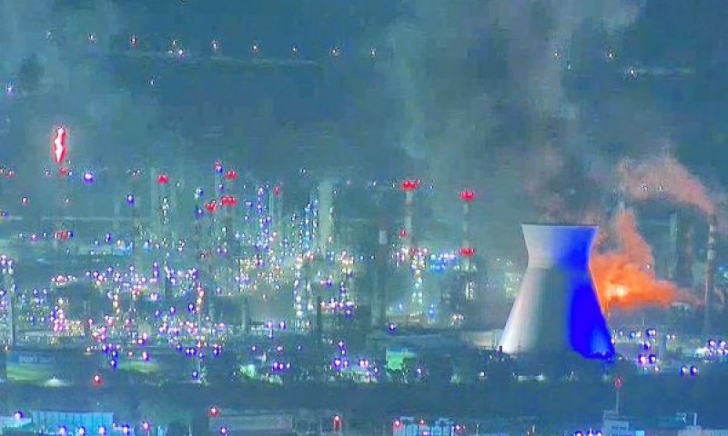 רגע פגיעת הטיל האירני [צילום: שימוש לפי סעיף 27א לחוק זכויות יוצרים]