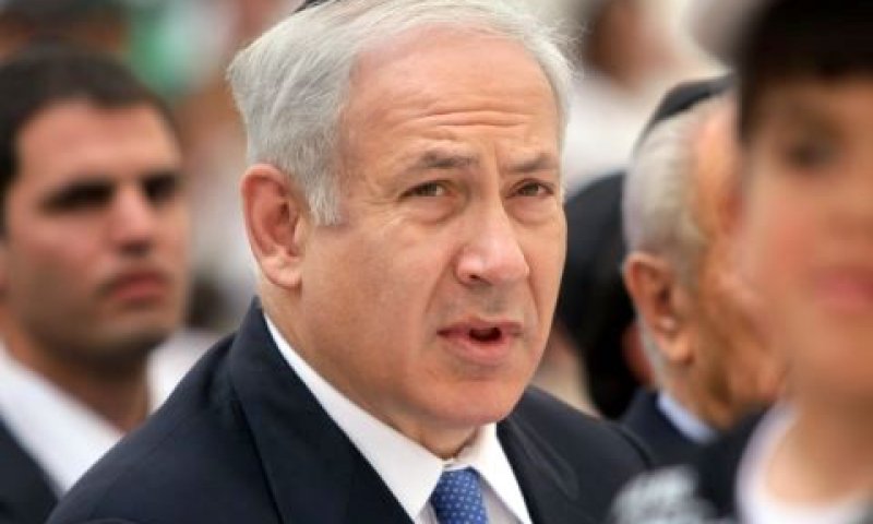 נתניהו בטקס יום הזיכרון [פלאש 90]