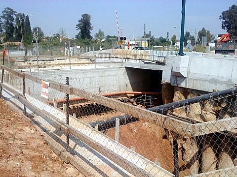 העבודות במקום [צילום: רכבת ישראל]