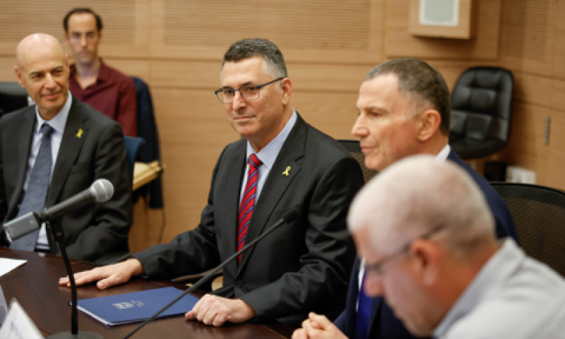 סער. נושא החטופים מועלה בכל שיחה מדינית [צילום נועם מושקוביץ, דוברות הכנסת]