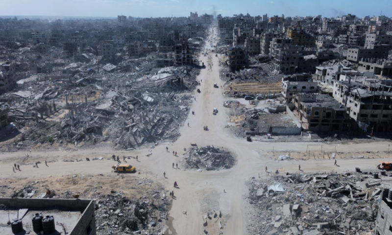 רצועת עזה. העולם ייחשף בקרוב לממדי ההרס [צילום: AP]