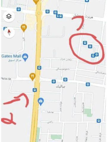 מפת חדרה בה סימן את התחנה המרכזית ותחנת אוטובוס נוספת [צילום: תקשורת שב"כ]