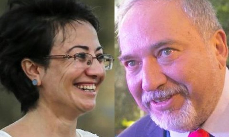 "נמצאים בטעות". אביגדור ליברמן וחנין זועבי [צילום: מרים אלסטר ואדי רפאל/פלאש 90]