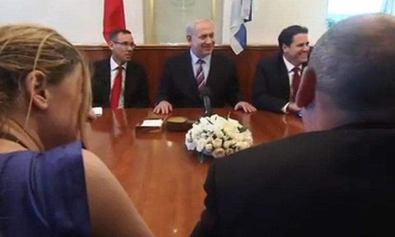 נתניהו ןהעיתונאים הטורקים