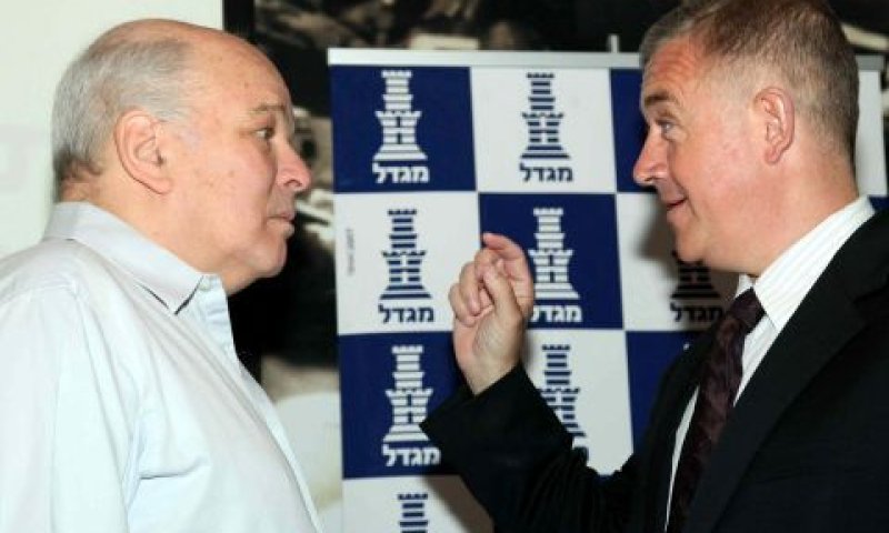 יונל כהן ואהרן פוגל [צילום: אסף שילה/ישראל סאן]