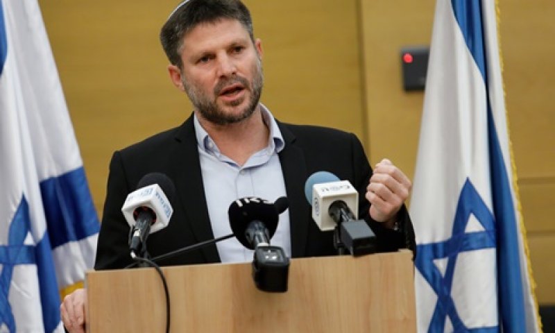 סמוטריץ', היום בכנסת [צילום: אוליביה פיטוסי, פלאש 90]