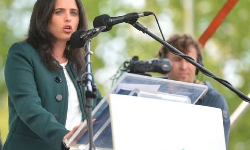 שקד. קוראת לממשלות העולם לנקוט יוזמה [צילום: יוסי זליגר]