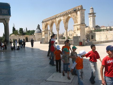 ילדי חברון בקייטנה בישראל [תנועת הסולידריות הבינ"ל]