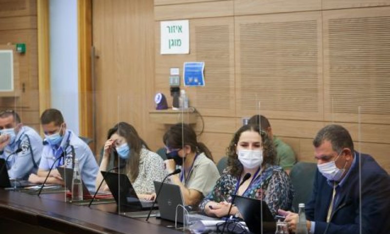 ד"ר שלמון ואילנה גנס בדיון בוועדת חוקה [צילום: נועם מושקוביץ', דוברות הכנסת]