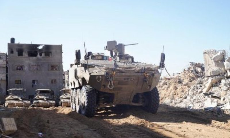 נגמ"ש ברצועת עזה [צילום: דובר צה''ל]