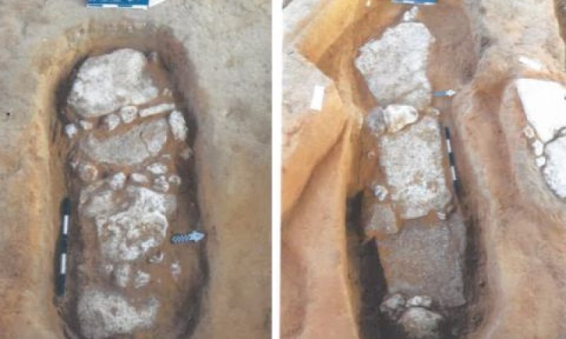 עתיקות באתר החפירות [צילום: אסף פרץ]