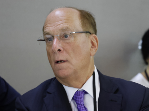 לארי פינק, מנכ”ל ויו”ר BlackRock [צילום: לודוביק מרין/AP]
