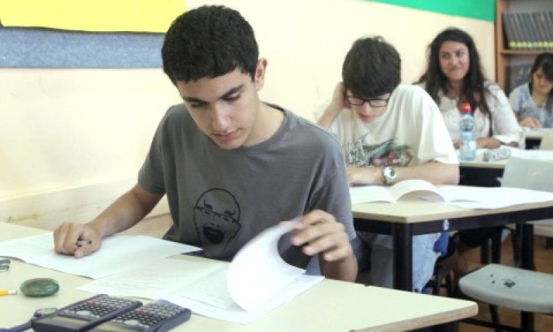 במגזר הערבי מקדישים יותר למתמטיקה [צילום: ששון תירם]