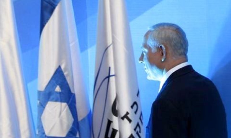 בנימין נתניהו בתום נאום בר אילן [AP]