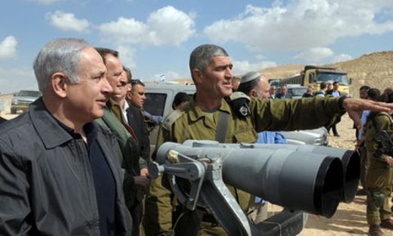 נתניהו בביקור סמוך לגבול המצרי [צילום: עמוס בן גרשום, לע"מ]