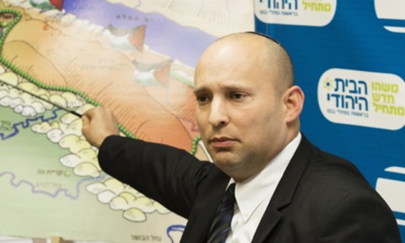 בנט. מאזן הרתעה מול הפלשתינים [צילום: פלאש 90]