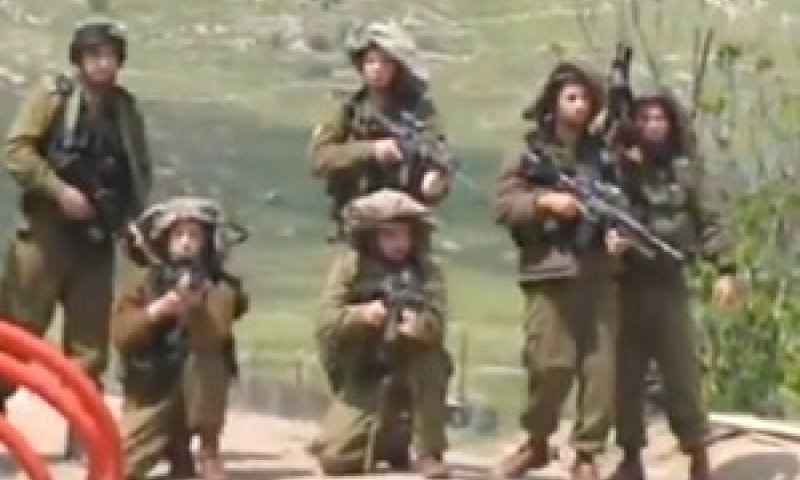 חיילים בגבול סוריה בעת מהומות יום הנכבה