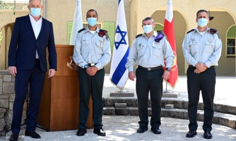 טקס החילופים [צילום: אריאל חרמוני / משרד הביטחון]