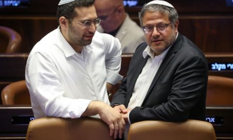 השרים בן-גביר ווסרלאוף הערב בכנסת [צילום: נועם מושקוביץ/דוברות הכנסת]