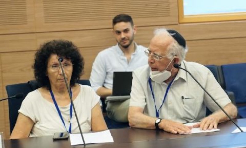 משה בר-אשר, רונית גדיש [צילום: דני שם-טוב/דוברות הכנסת]