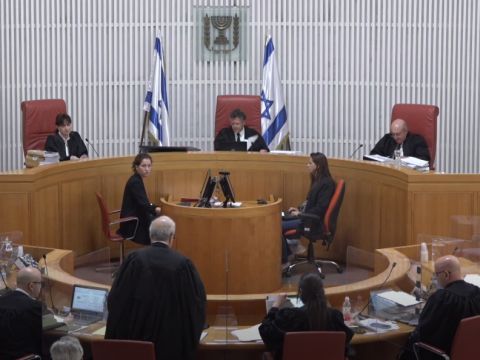 שטיין, עמית וברון בדיון בערעורים [צילום: לע"מ]