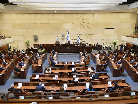 מליאת הכנסת בהשבעת חברי הכנסת [צילום: דני שם טוב, דוברות הכנסת]
