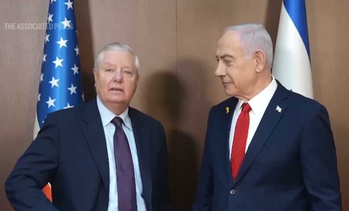 נתניהו, גרהם. תמיכה בישראל [צילום: AP]