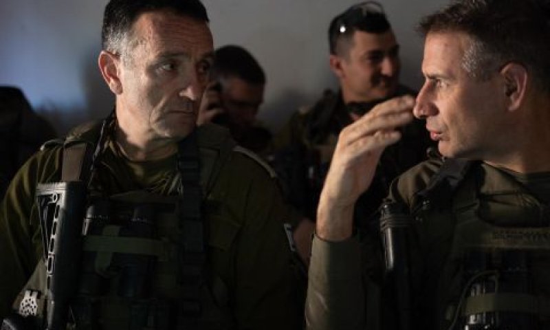 הרמטכ"ל הרצי הלוי בלבנון היום [צילום: דובר צה''ל]