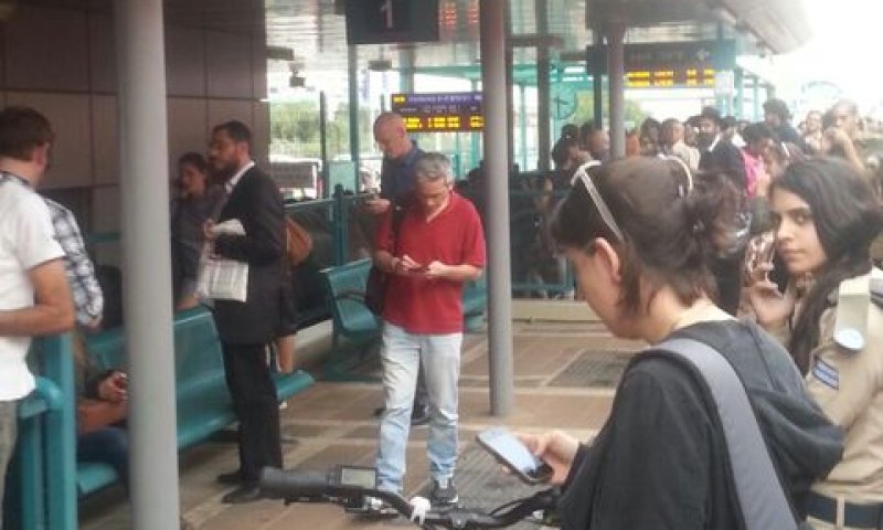 שביתה קודמת ברכבת ישראל [צילום: יצחק קקון]