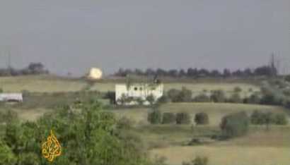 הבזק הירי של הטנק כפי שצולם על ידי שנאעה שניות לפני שנהרג
