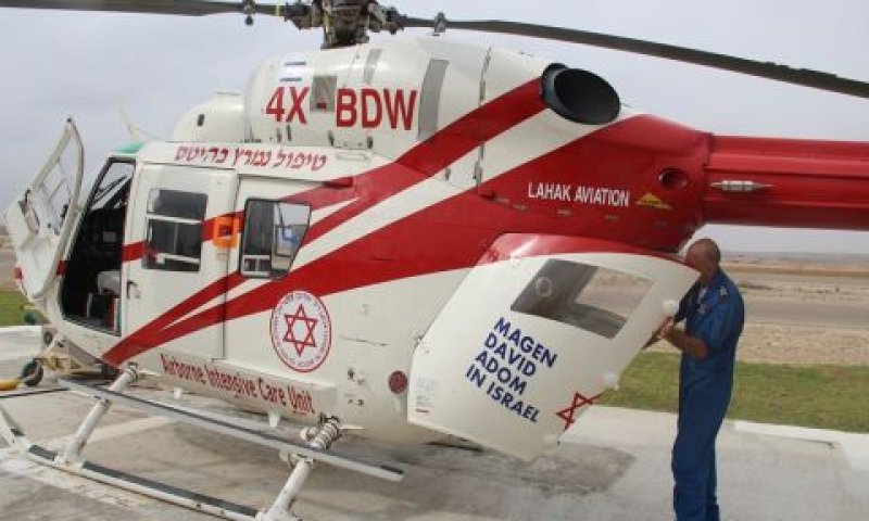 מסוק של מד"א [צילום: דוברות מד"א]