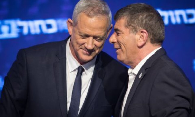 גנץ ואשכנזי [צילום: הדס פרוש, פלאש 90]