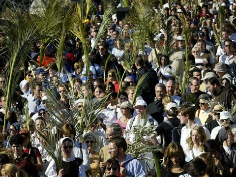 בירושלים נערכה תהלוכת יום א' של הדקלים [AP]