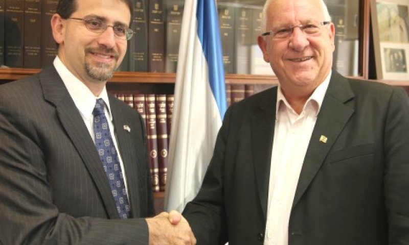 יו"ר הכנסת והשגריר האמריקני. שינוי תמונת המצב הפוליטית [צילום: דוברות הכנסת]