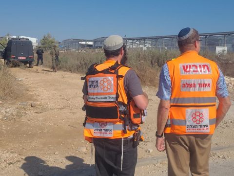 זירת הפיגוע [צילום: איחוד הצלה]