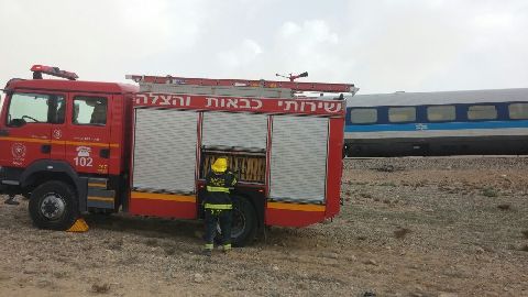 [צילום: כבאות ב"ש]