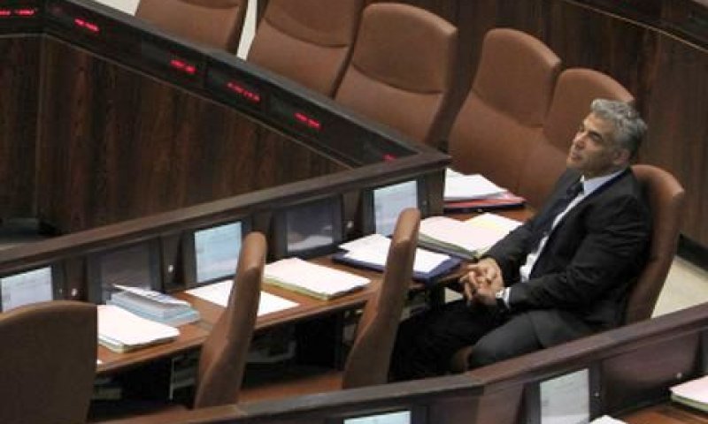 לפיד. הצהרה ללא כיסוי [צילום: פלאש 90]