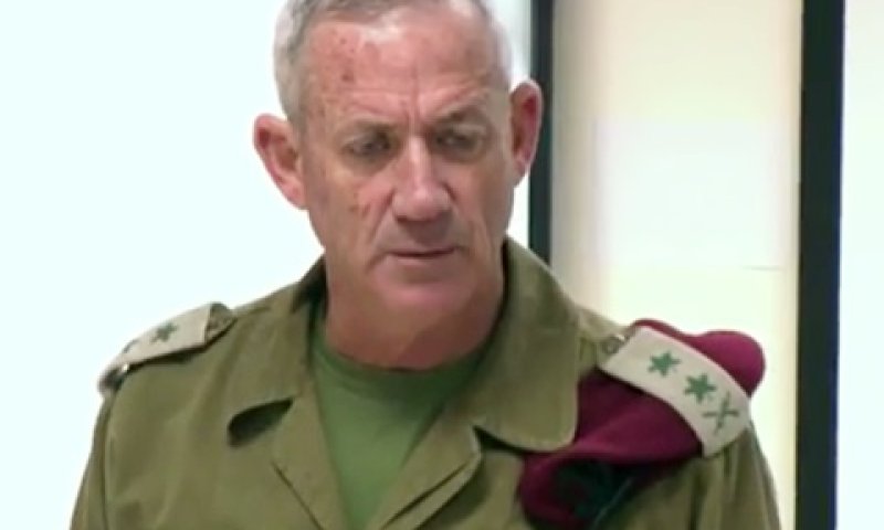 הרמטכ"ל בישיבת אישור המהלך הקרקעי