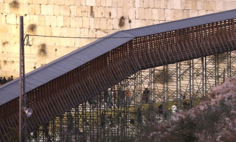 גשר המוגרבים. אין אישור להקמת גשר חדש [צילום: פלאש 90]