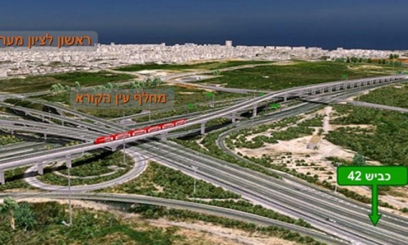 הדמיית הגשר שתקים דניה [צילום: ד.א.ל. הנדסה]