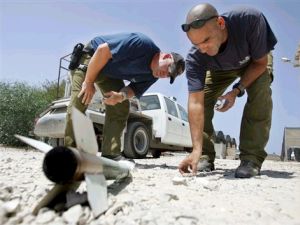 רקטת קסאם שנחתה בשדרות