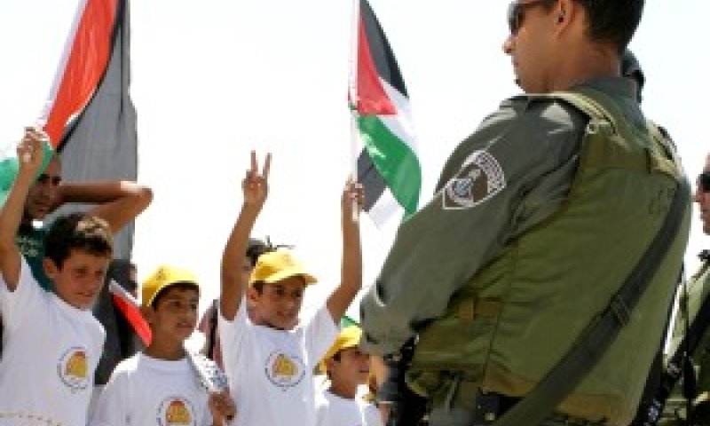 זירת התגוששות סביב בניית הגדר [אילוסטרציה: פלאש 90]