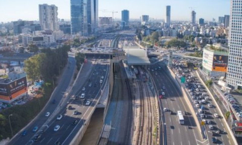 המסילה הרביעית באיילון [הדמיה: נתיבי ישראל]