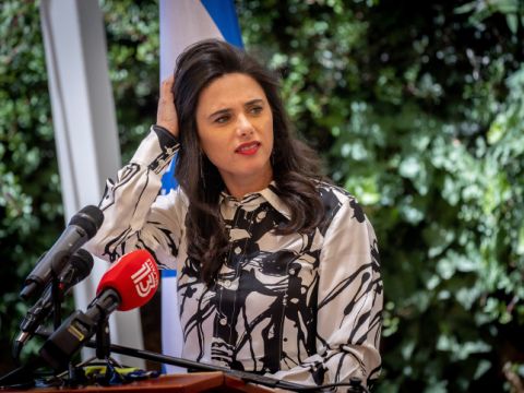 השרה איילת שקד [צילום: יונתן זינדל/פלאש 90]