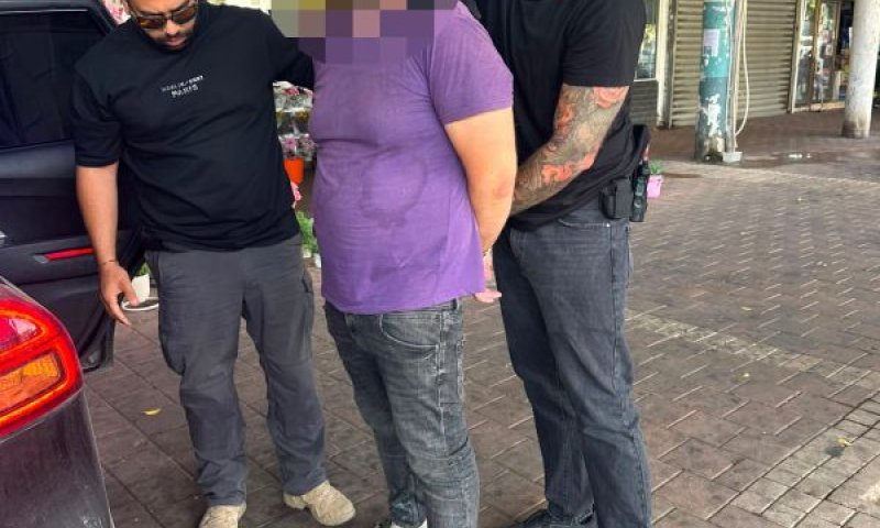 החשוד ברצח [צילום: דוברות המשטרה]