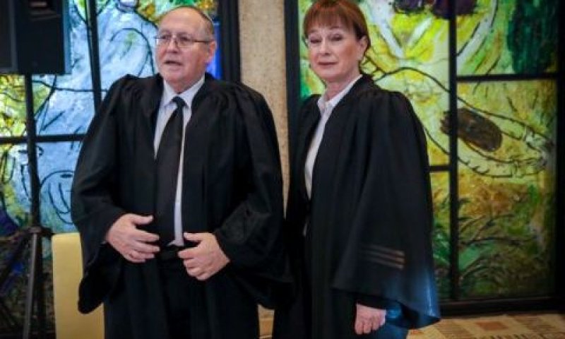 רובינשטיין וברון. "לא רמיזה" [צילום: יונתן זינדל, פלאש 90]